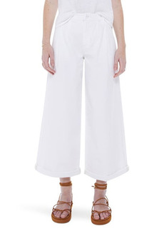 Mother Denim MOTHER The Pouty Prep High Waist Wide Leg Crop Jeans in Breaking Waves at Nordstrom