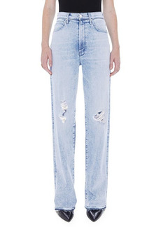 Mother Denim MOTHER The Tunnel Vision High Waist Wide Leg Jeans in Vacation Temptation at Nordstrom