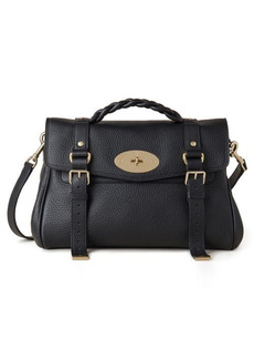 Mulberry Alexa Leather Satchel in Black at Nordstrom