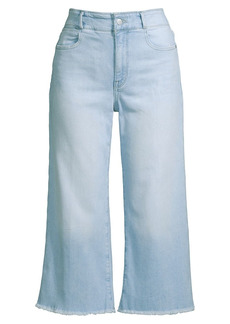 NYDJ Major High-Rise Stretch Wide Crop Jeans