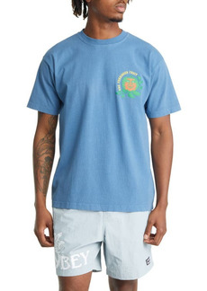 Obey Forbidden Fruit Cotton Graphic Tee in Atlantic B at Nordstrom