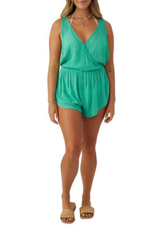 O'Neill Cantina Cover-Up Romper in Gumdrop Green at Nordstrom