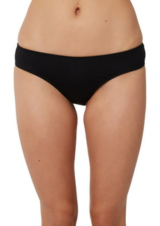O'Neill Saltwater Solids Matira Bikini Bottoms in Black at Nordstrom