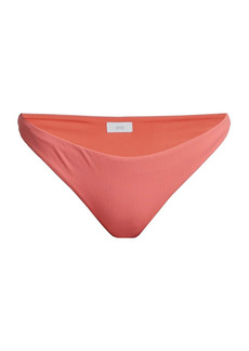 Onia Ashley Rib-Knit Bikini Bottom