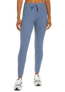 Onia DKNY Lounge Ribbed Leggings in Marine at Nordstrom