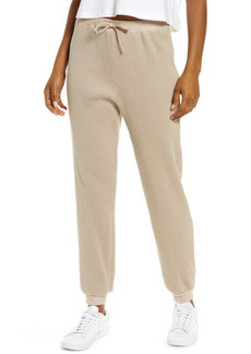 Onia Waffle Knit Cotton Joggers in Sage at Nordstrom