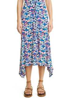 paco rabanne Blue Moon Pansy Skirt in V407 Blue Moon Pansy at Nordstrom