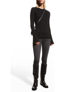 Paige Iona Bell-Sleeve Sweater