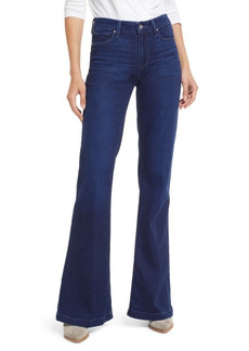 PAIGE Genevieve High Waist Flare Jeans in Model at Nordstrom