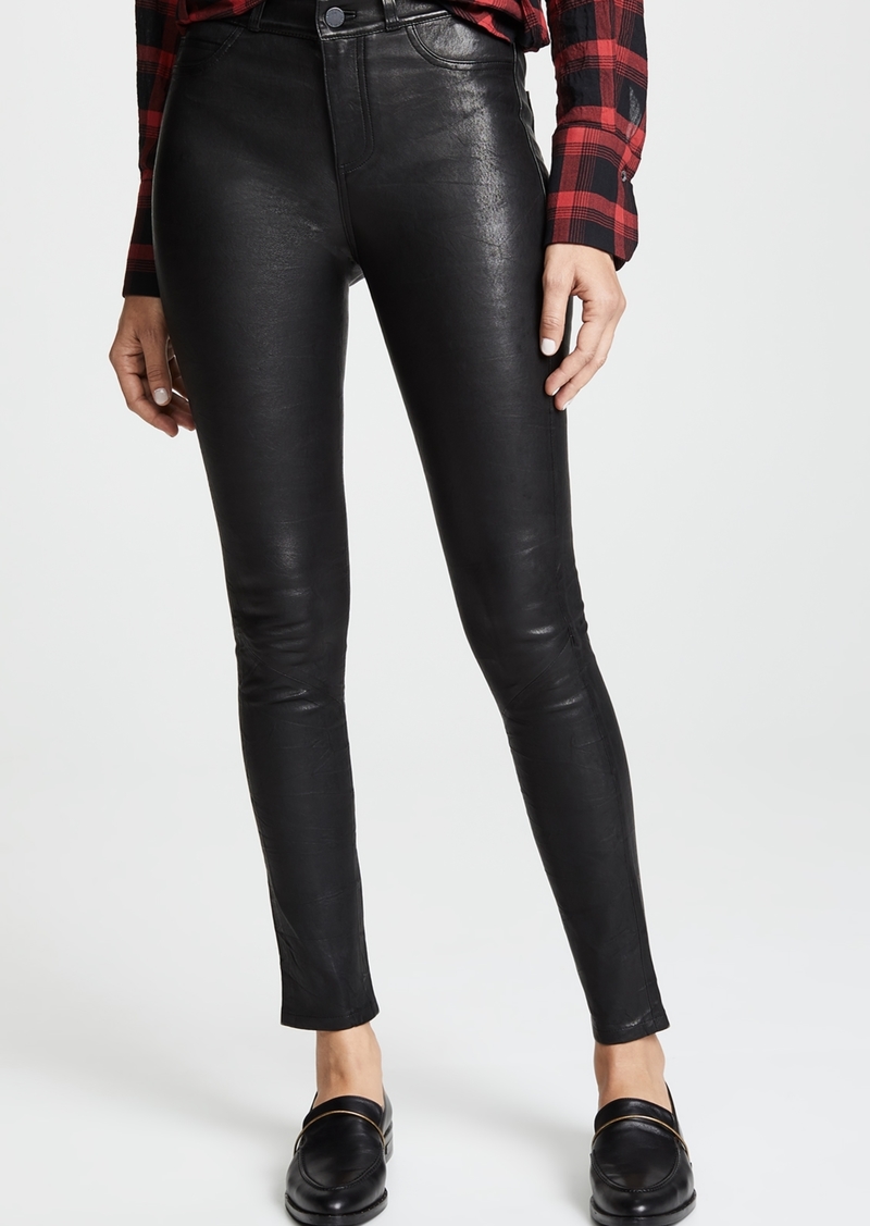 PAIGE Hoxton Stretch Leather Pants
