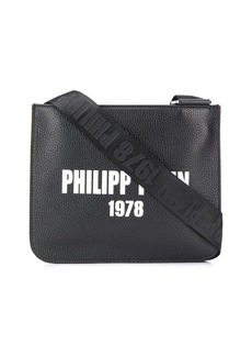 Philipp Plein logo-print messenger bag