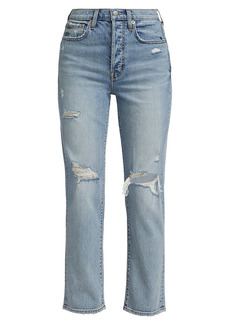 PISTOLA Charlie Straight-Fit Distressed Jeans