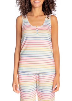 PJ Salvage Button-Up Tank in Multi at Nordstrom