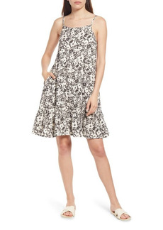Rails Candice Floral Print Tiered Cotton Dress in Cameo Floral at Nordstrom