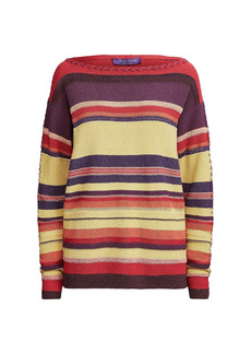 Ralph Lauren Striped Linen & Silk Sweater
