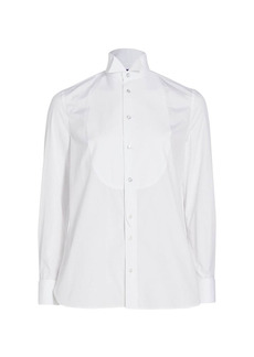 Ralph Lauren Tuxedo-Inspired Cotton Shirt