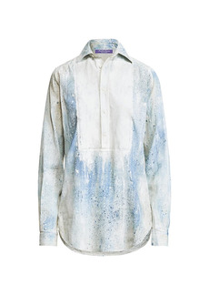 Ralph Lauren Waylon Splatter Paint Linen Shirt