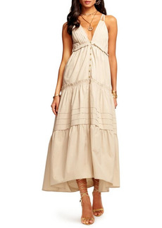 Ramy Brook Hester Sleeveless Tiered Maxi Dress in Sandstone at Nordstrom