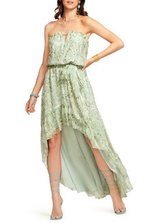 Ramy Brook Neve Abstract Leopard Print High-Low Maxi Dress in Julep Combo at Nordstrom