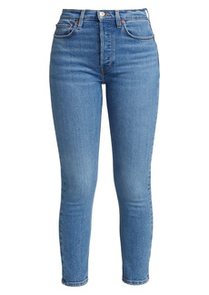 Re/Done 90s High-Rise Cropped Jeans