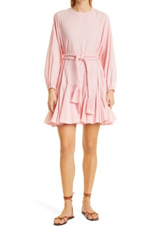 RHODE Ella Long Sleeve Dress in Candy Pink at Nordstrom