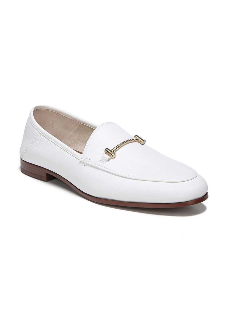 Sam Edelman Lior Loafer in Bright White Calf Leather at Nordstrom