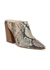 Sam Edelman Reverie Pointed Toe Mule in Snake Print Leather at Nordstrom