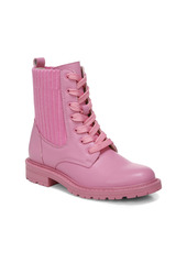 Sam Edelman Lydell Mini Ribbed Combat Boot in Pink Confetti at Nordstrom