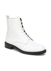 Sam Edelman Nina Lace-Up Boot in Bright White Leather at Nordstrom