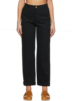 See by Chloé Navy Cotton Trousers