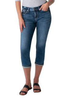 Silver Jeans Co. Elyse Capri Jeans in Indigo at Nordstrom