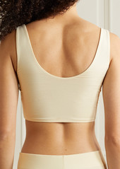 skin Net Sustain Clio Reversible Stretch Organic Pima Cotton-jersey Soft Cup Bra