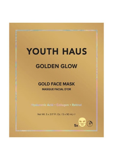 Skin Gym 5-Pack Youth Haus Golden Glow Face Mask at Nordstrom