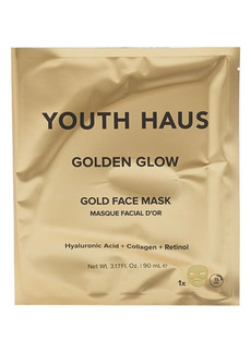 Skin Gym Youth Haus Golden Glow Gold Face Mask at Nordstrom