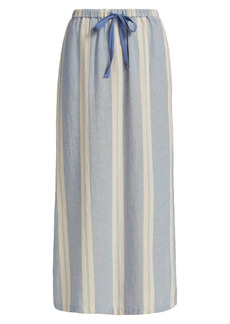 Splendid Dawn Linen-Blend Maxi Skirt