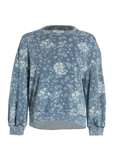 Splendid Floral Cotton Sweatshirt