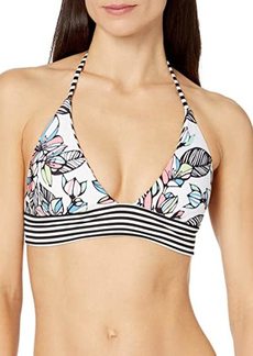 Splendid Women's Standard Reversible Halter Swimsuit Bikini Top