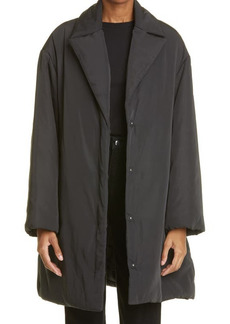 Stand Studio Pamela Padded Recycled Polyester Belted Jacket in Black at Nordstrom