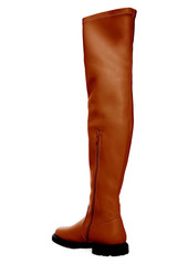 STAUD Belle Vegan Leather Over-The-Knee Boots