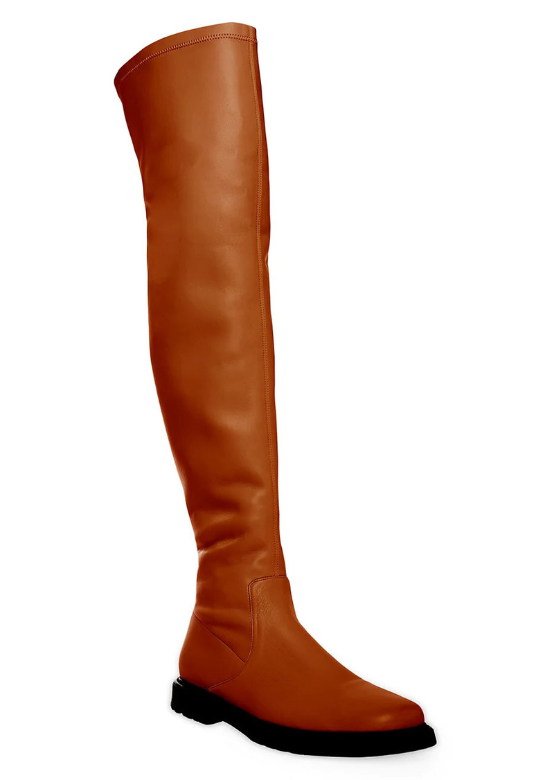 STAUD Belle Vegan Leather Over-The-Knee Boots