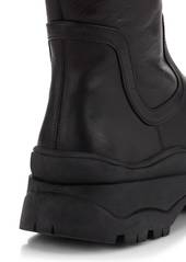 STAUD Bow Leather Tall Boots