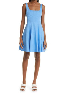 STAUD Wells Pleated Minidress in Land And Sea at Nordstrom