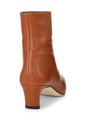 STAUD Wally Leather Ankle Boots