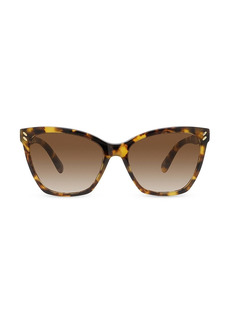 Stella McCartney 55MM Butterfly Sunglasses