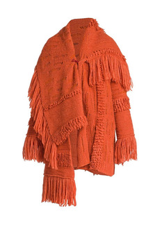 Stella McCartney Airy Alpaca Texture-Knit Coat