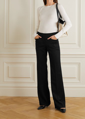 Stella McCartney Claudia Wool-crepe Wide-leg Pants