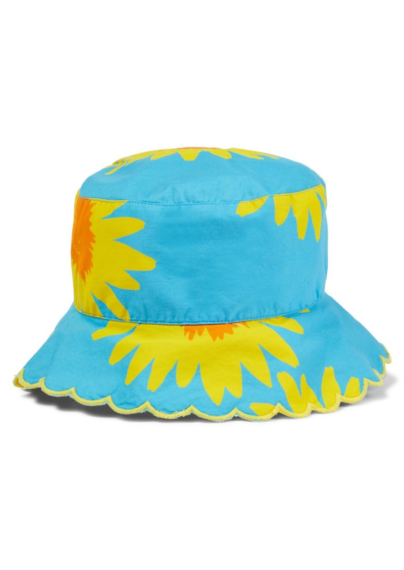 Stella McCartney Floral cotton bucket hat