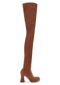 Stella McCartney Groove Lurex Tricot Over-The-Knee Boots
