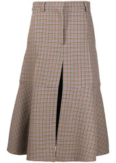 Stella McCartney houndstooth A-line midi-skirt