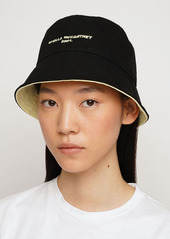 Stella McCartney Logo Eco Cotton Reversible Bucket Hat